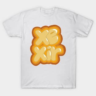 xe xir groovy pronouns T-Shirt